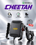 TEZ Cheetah – Bike Phone Holder + 20W USB Charger (Free Charging Cable)